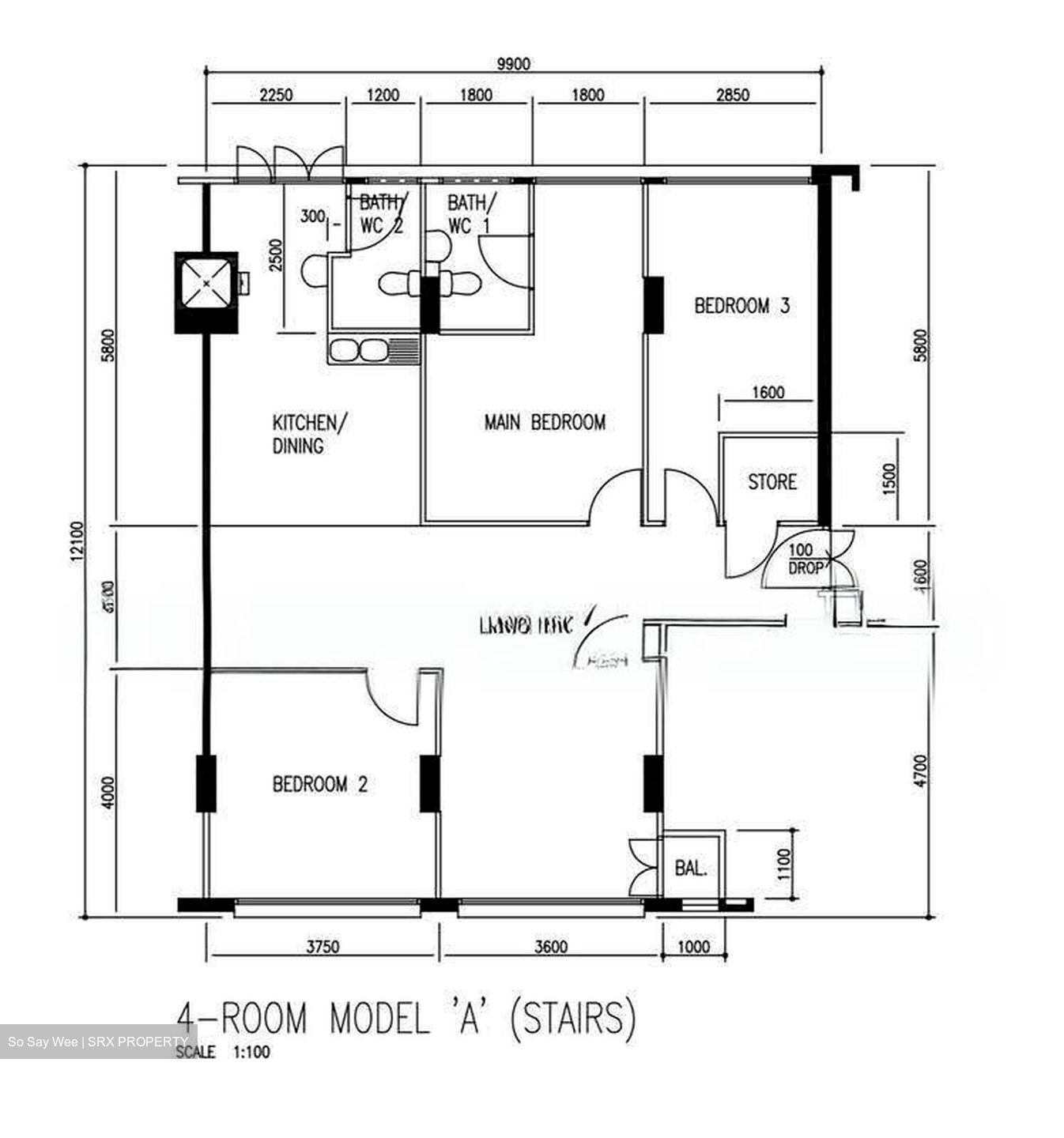 Blk 865 Tampines Vista (Tampines), HDB 4 Rooms #628433081